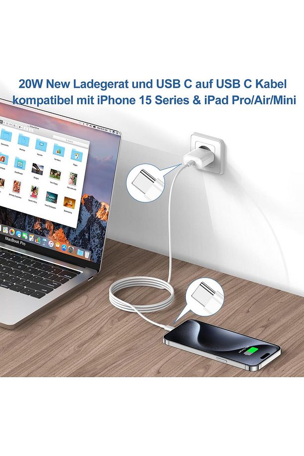 Apple Ipad Iphone 15/16 Plus/16 Pro Max Uyumlu 20w Hızlı Şarj Usb-c Type-c Pd Şarj Cihazı Şarj Aleti - 3