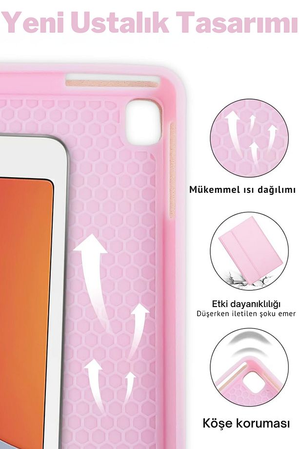 Qpen iPad 2022 10.9 inç  10.nesil Uyumlu Klavyeli Tablet Kılıf - 5