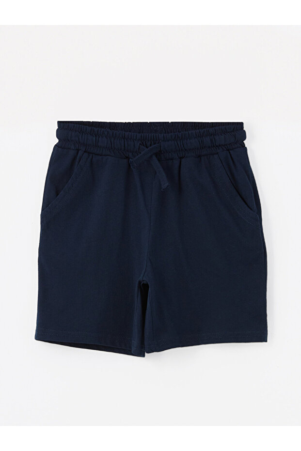 Beli Lastikli Basic Erkek Çocuk Şort - 1