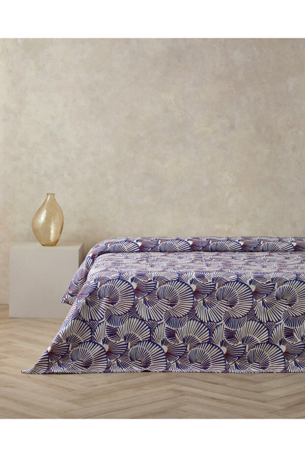 Marine Mosaic Double Pike Navy Blue-Orange