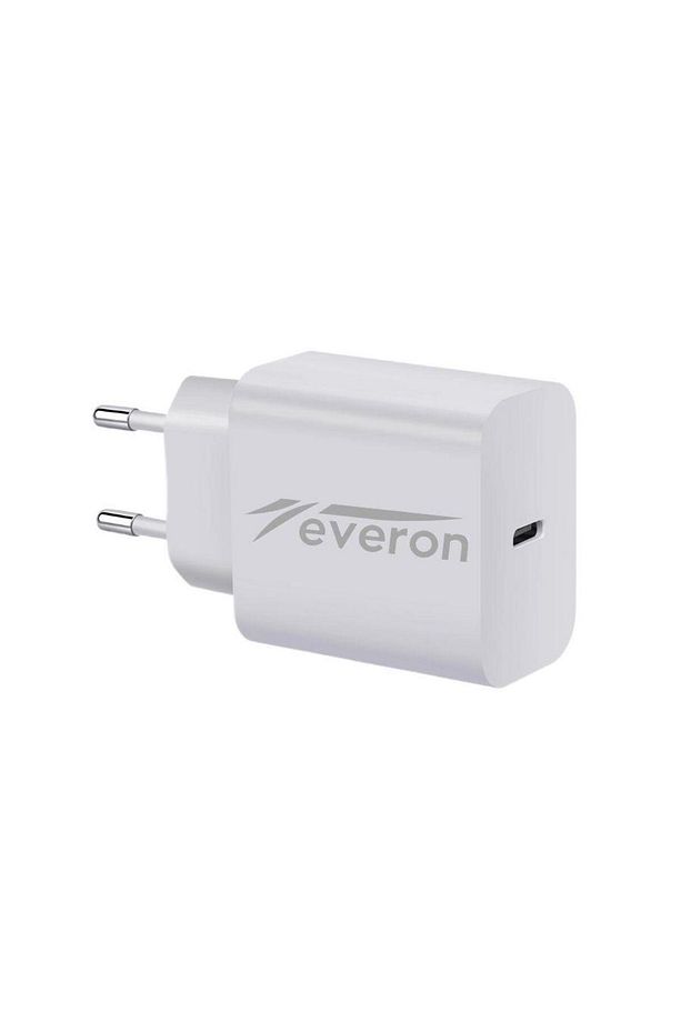 Samsung ve Android Tüm Modeller için Uyumlu 25W Hızlı Şarj Başlığı Type-C Girişli Everon EVR003 - 1