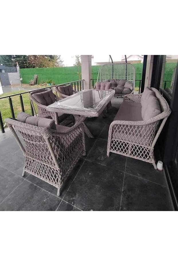 Rattan çay setleri - 2