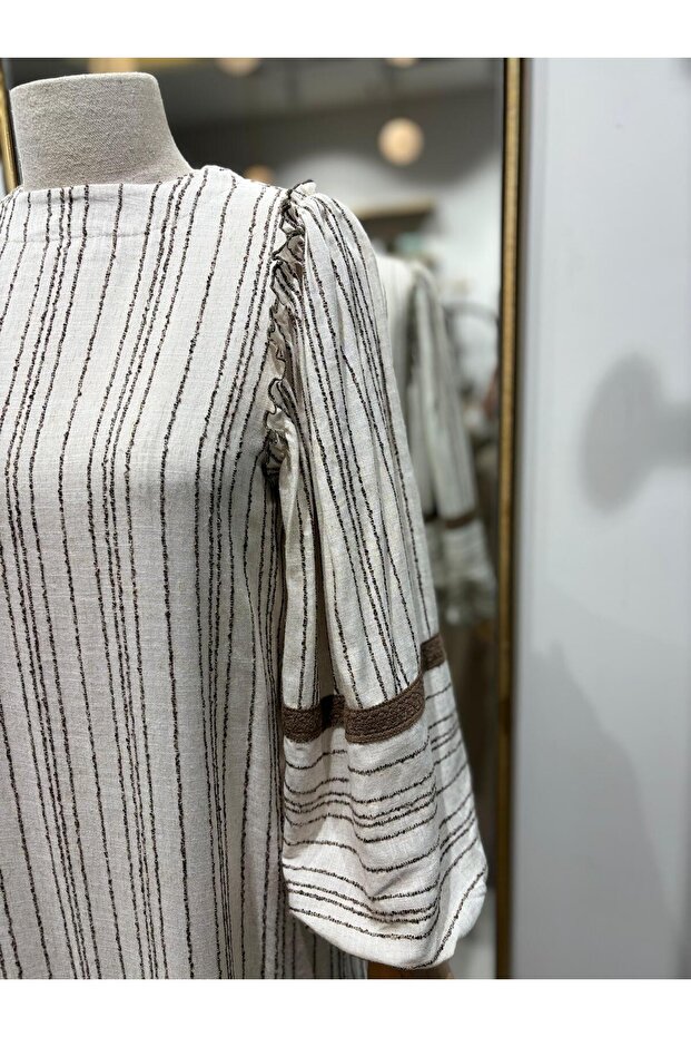 ÇİZGİLİ ELBİSE - 3