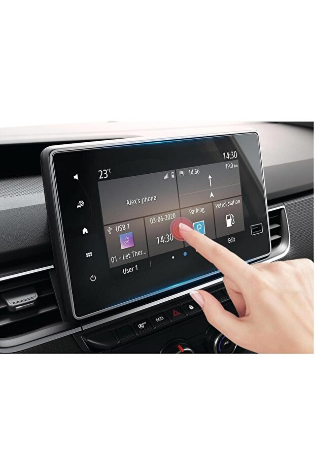 Renault Trafic Combi 8 Inch - Multimedia Screen Protector Transparent - 5