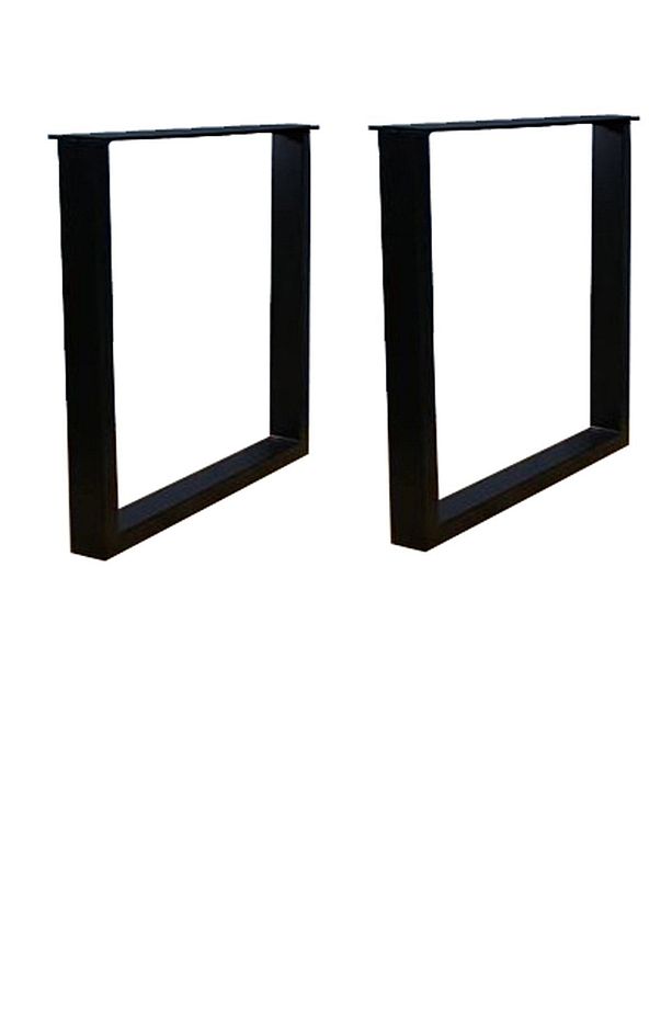 Metal Masa Ayakları Ahşap Masif Kütük Bilgisayar Çalışma Yemek Masası Ayağı Metal Ayak - 6