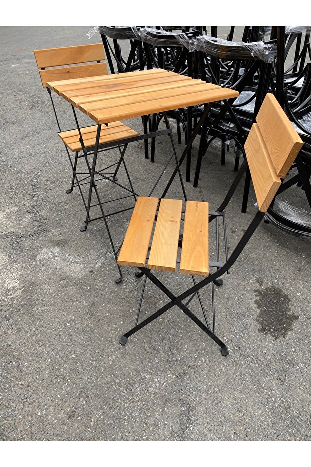 Katlanır Balkon Masa Sandalye - 3