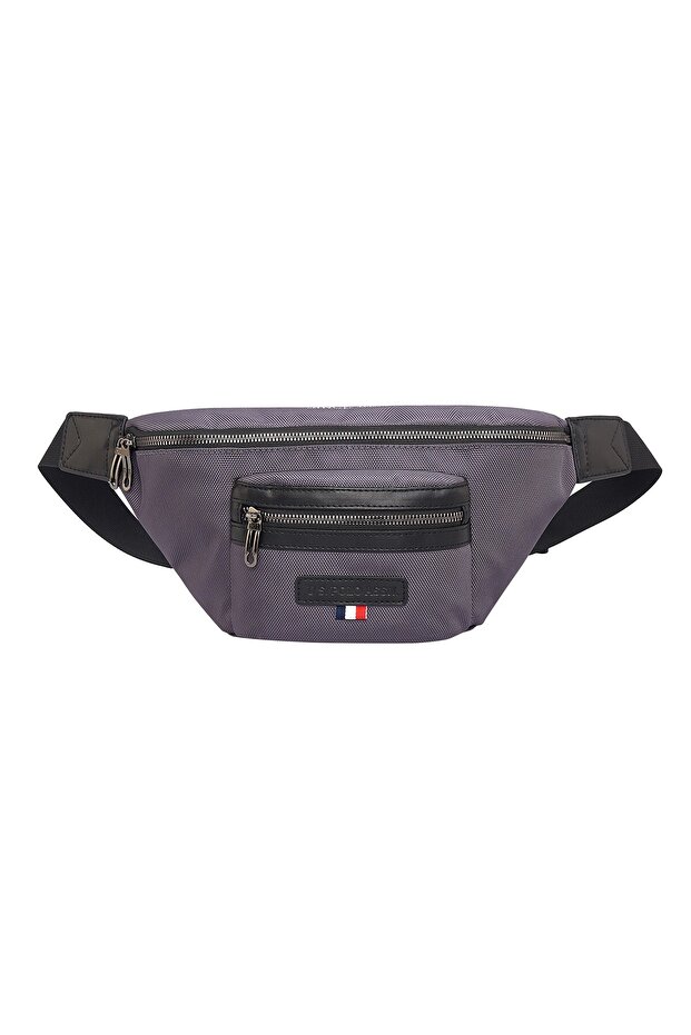 U.S. Polo Assn. 24497-24498 Waist Bag Shoulder Messenger Bag Chest Grey