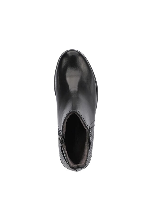 Sude-k Kadın Deri Comfort Bot Siyah - 5