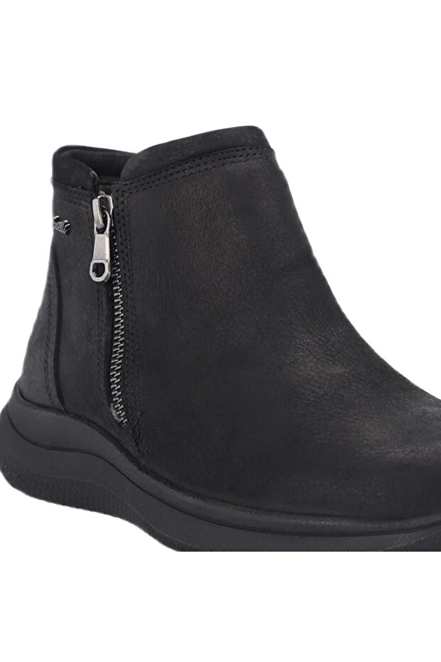 Perry-g Kadın Deri Comfort Bot Siyah - 5