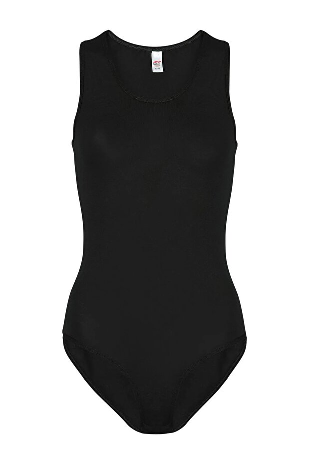 3 Pieces Women's Thick Strap Bodysuit with Snap Fasteners 95% Cotton 5% Lycra