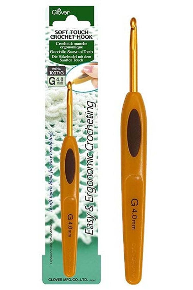 Soft Touch Ergonomic Handle Crochet 4mm 1007