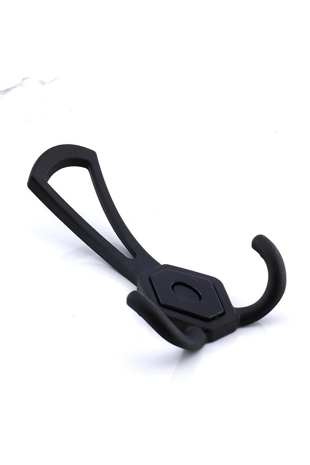 Askı Dolap Askılık Askılığı Banyo Mutfak Askısı Duvar Kapı Arkası Elbise Kıyafet Vestiyer Siyah - 5