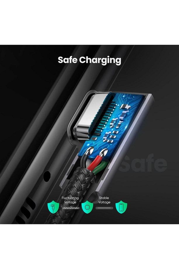 90 Derece Type-c To Type-c 60w Data Ve Şarj Kablosu 2 Metre - 5