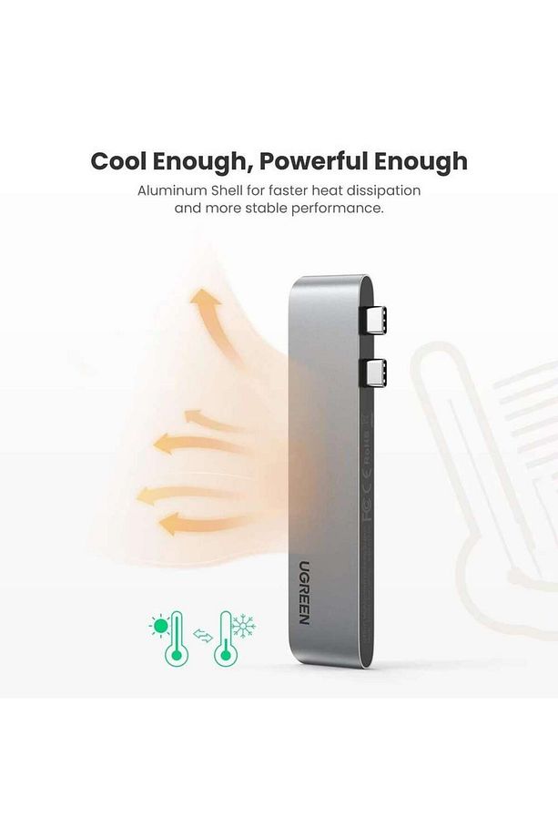Macbook Için Type-c Usb Hdmı Thunderbolt 3.0 Dönüştürücü Hub - 3