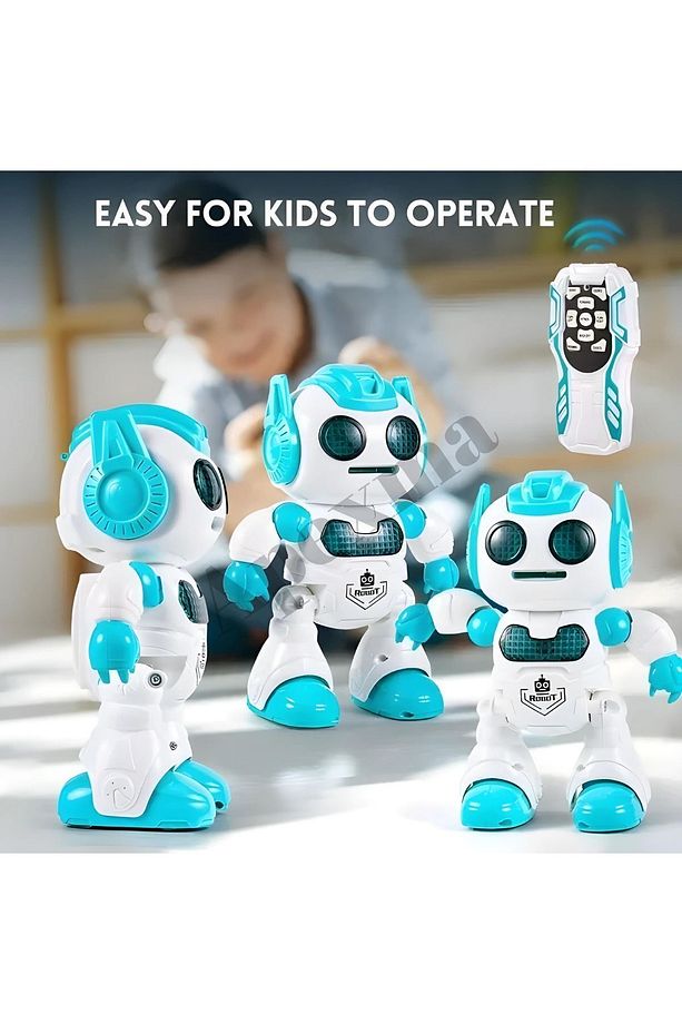 Uzaktan Kumandalı Sesli Disk Atan Robot - Kız Erkek Oyuncak - 1