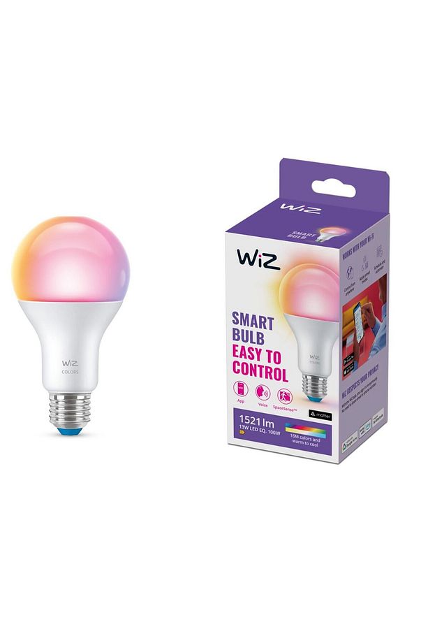 100W Renkli Ambiyans E27 Akıllı Ampul (A67) Matter, Google Home, Alexa Uyumlu - 1
