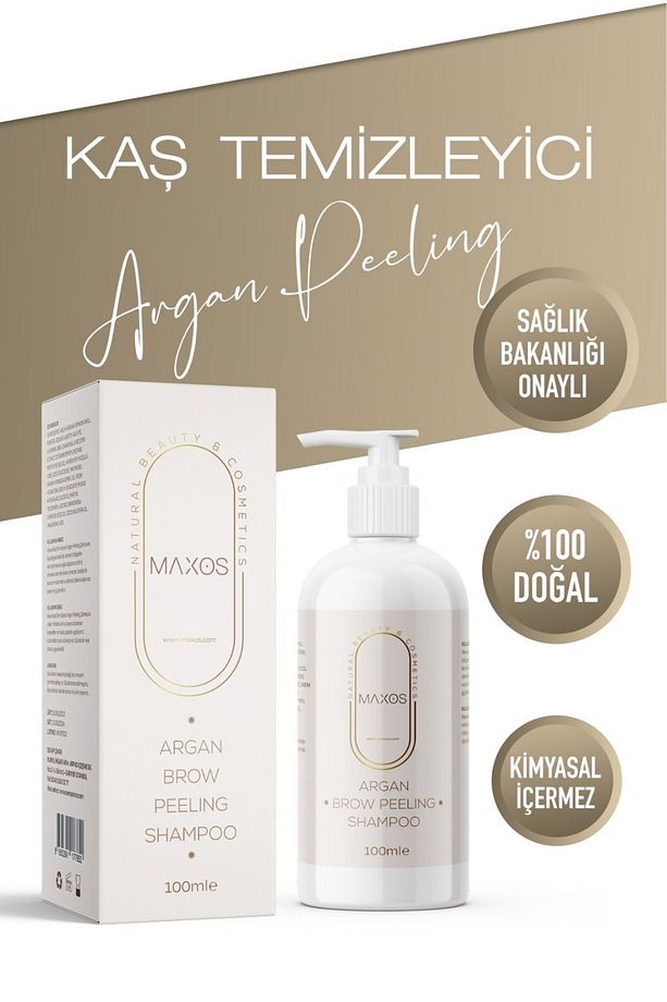 Kaş Temizleyici Argan Peeling & Şampuan 100ml Özel Formül - 1