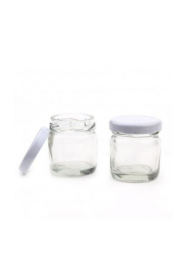Minik Cam Kavanoz 40 Cc Kapaklı 15 Adet Mini Ambalaj Küçük Kavanoz 40 Ml - 1