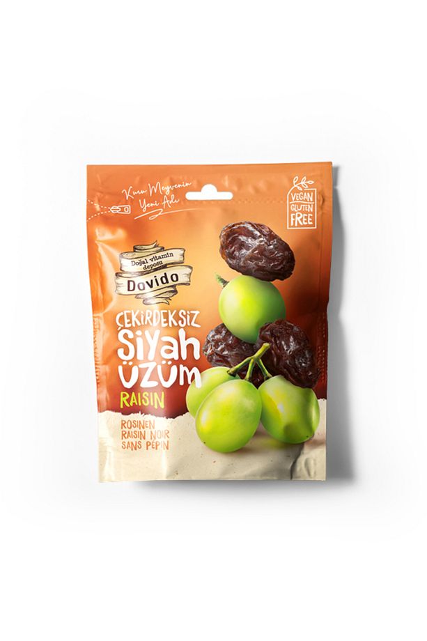 Çekirdeksiz Siyah Üzüm 200 Gr. - 1