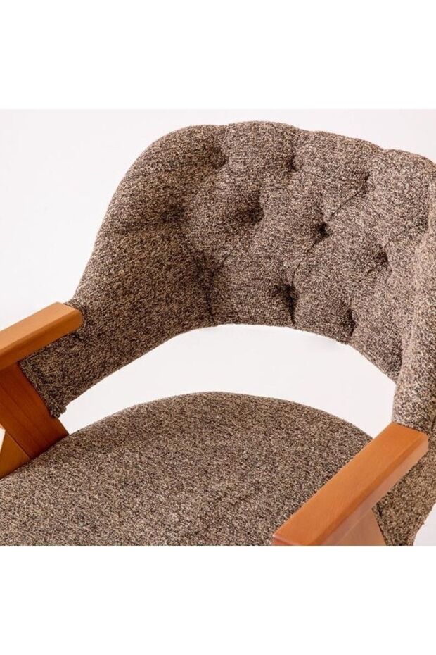 Arow Ahşap Ayak Bukle Silinebilir Kumaş - 5