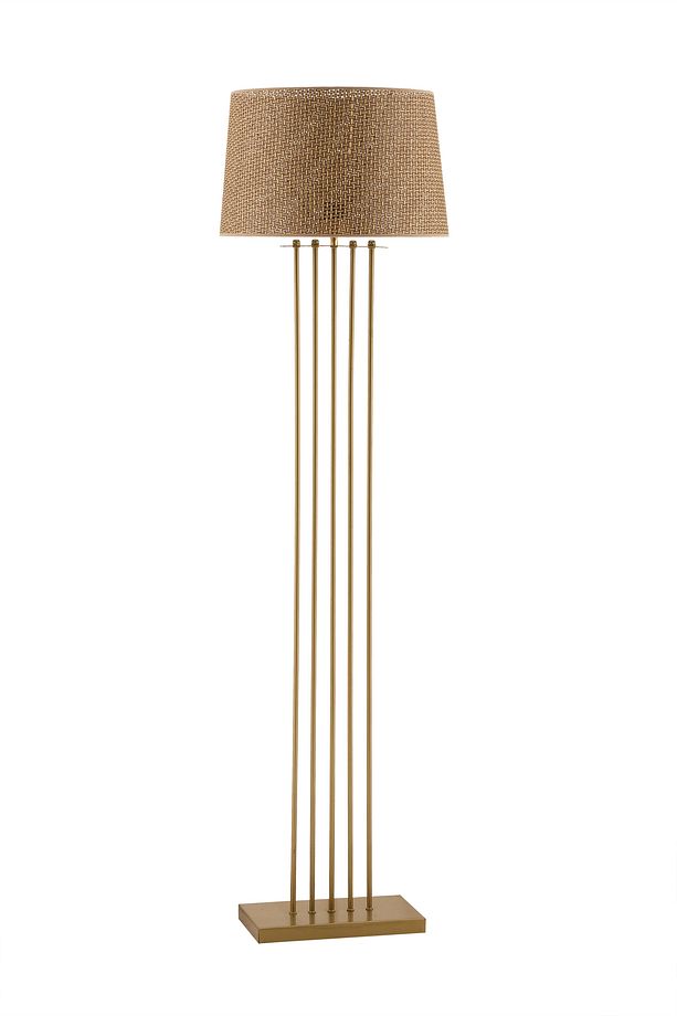MIZRAK Eskitme Lambader Hasır Başlık, Modern 5'li Mızrak Metal Lambader - 4