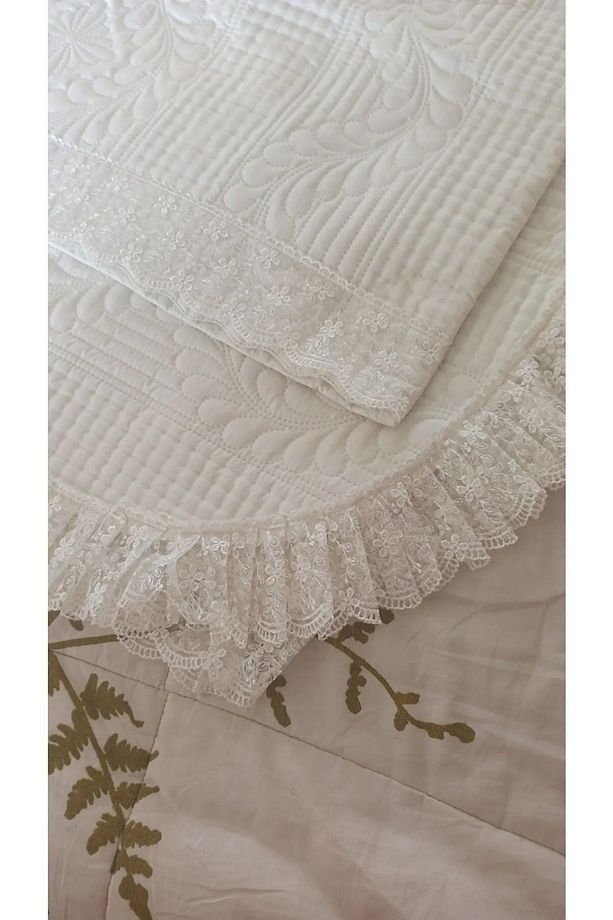 Yatak Örtüsü, Çift Kişilik Yatak Örtüsü Takımı, Dantelli Yatak Takımı, Yatak Odası Takımı, Bedspread - 2