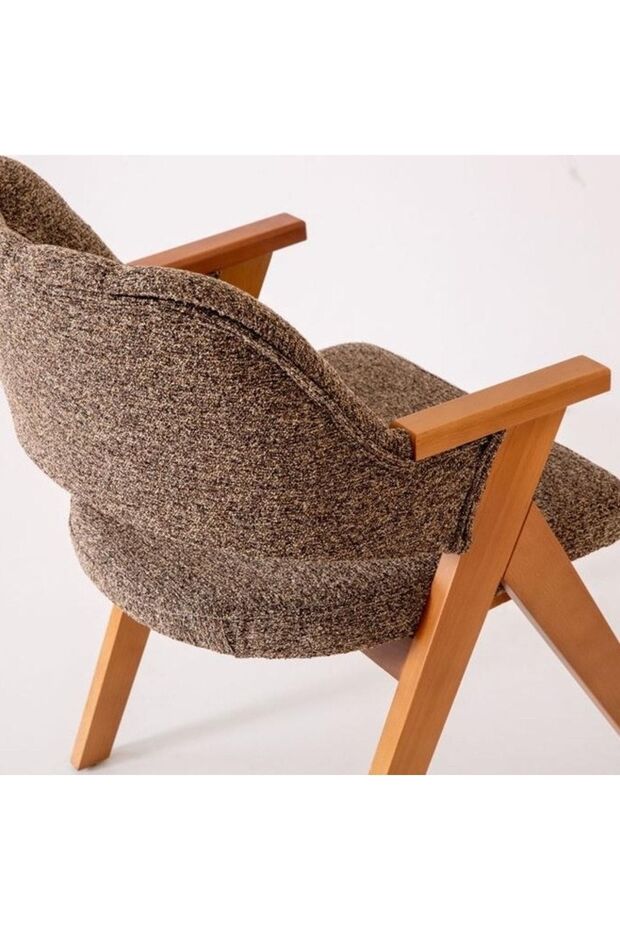 Arow Ahşap Ayak Bukle Silinebilir Kumaş - 1