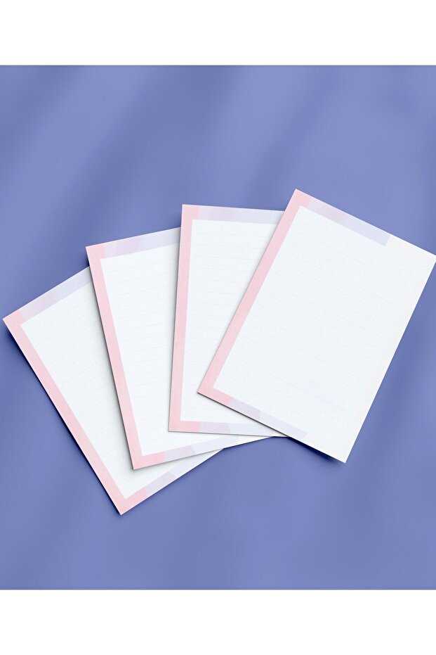 4 Pieces - A6 Size Mini Notepad, Memopad, To-Do List, Planner