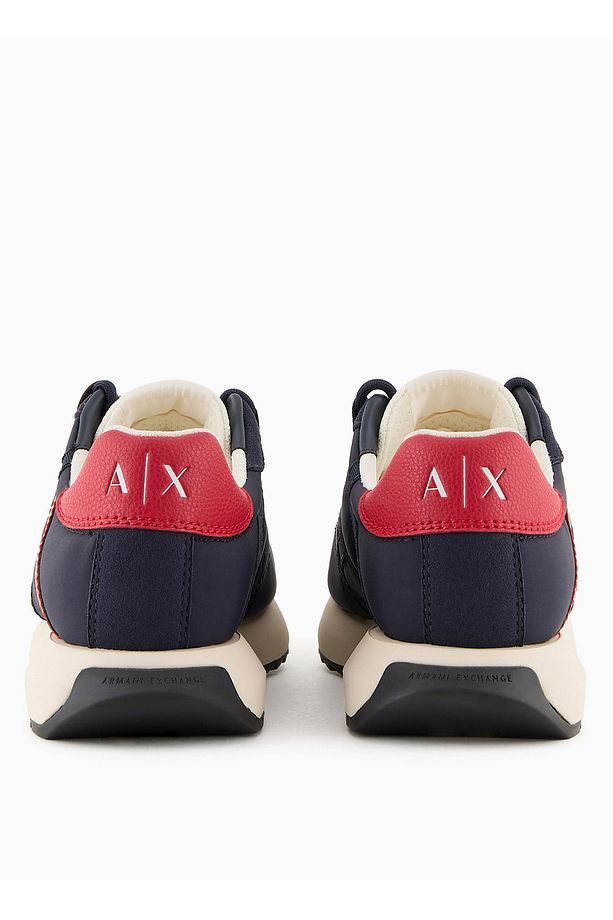 Lacivert - Kırmızı Erkek Sneaker XUX150 - 4