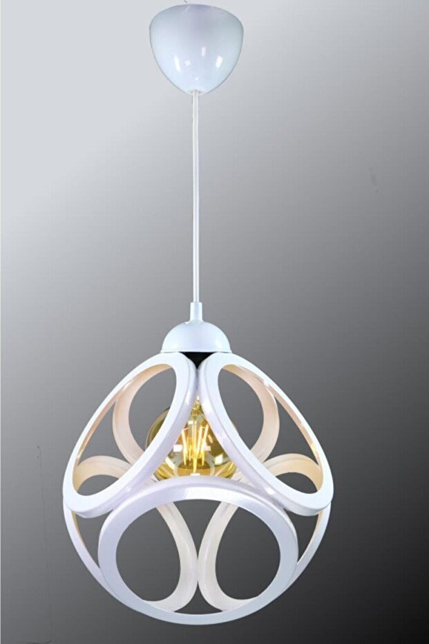 Tekli Modern Çember Küp Model Sarkıt Avize - 2