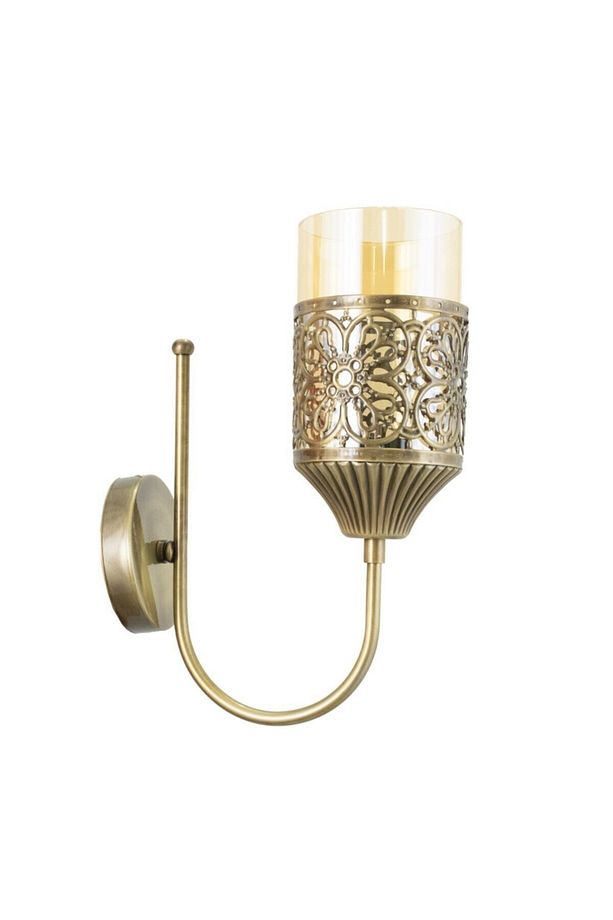 Rustik Retro Modern Model Şık Eskitme Aplik Papatya Model Balcam - 1
