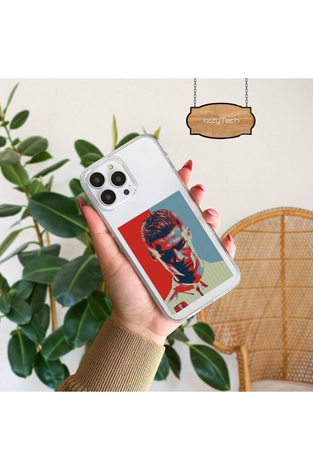 حافظة متوافقة مع هاتف iPhone 13، غطاء ناعم واقٍ بتصميم شفاف - 1