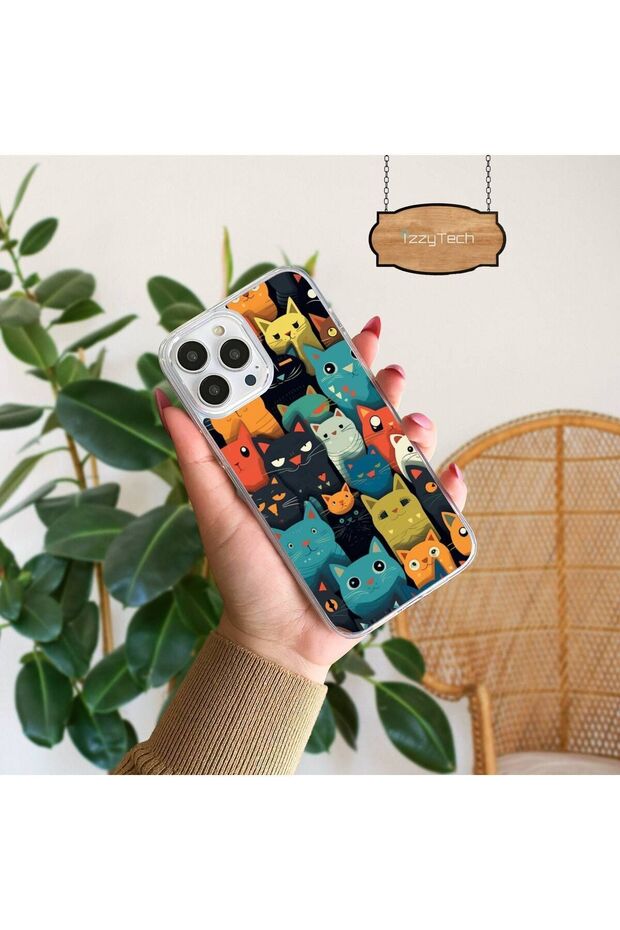 حافظة متوافقة مع هاتف iPhone 14، غطاء ناعم واقٍ بتصميم شفاف - 1