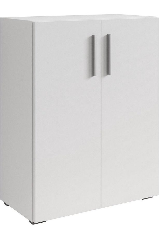 Beyaz Ayakkabılık, Çok Amaçlı Dolap, %100 Mdf Ayakkabı Dolabı, Kapaklı Ayakkabılık - 2