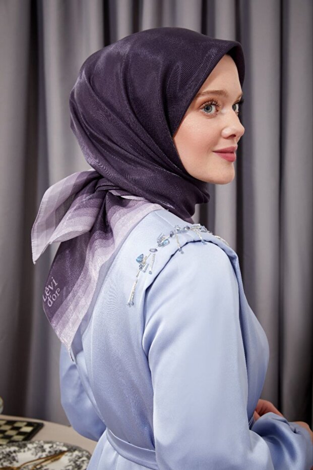 Abiye Kehribar Eşarp - 1