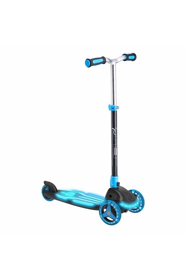 3 Tekerlekli Katlanabilir Illuminate Işıklı Mavi Scooter - 3