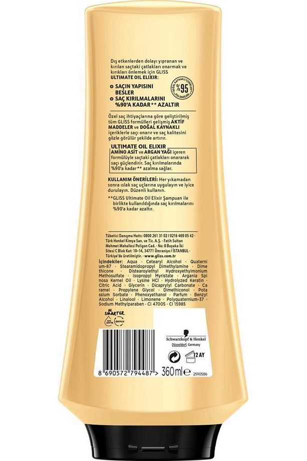 Ultimate Oil Elixir Besleyici Saç Kremi 360 ml X 6 Adet - 5