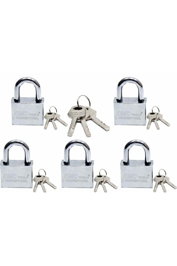 Master Çelik Asma Kilit Seti 60 Mm 6' Lı Set - 1