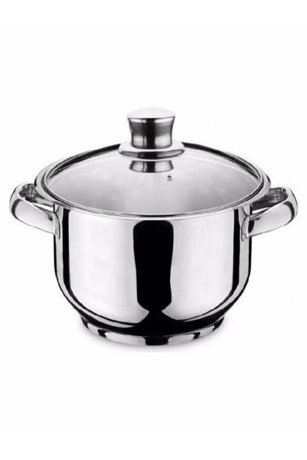 Moonlight Pipe Pot with Handle and Glass Lid 28x18 10.5lt