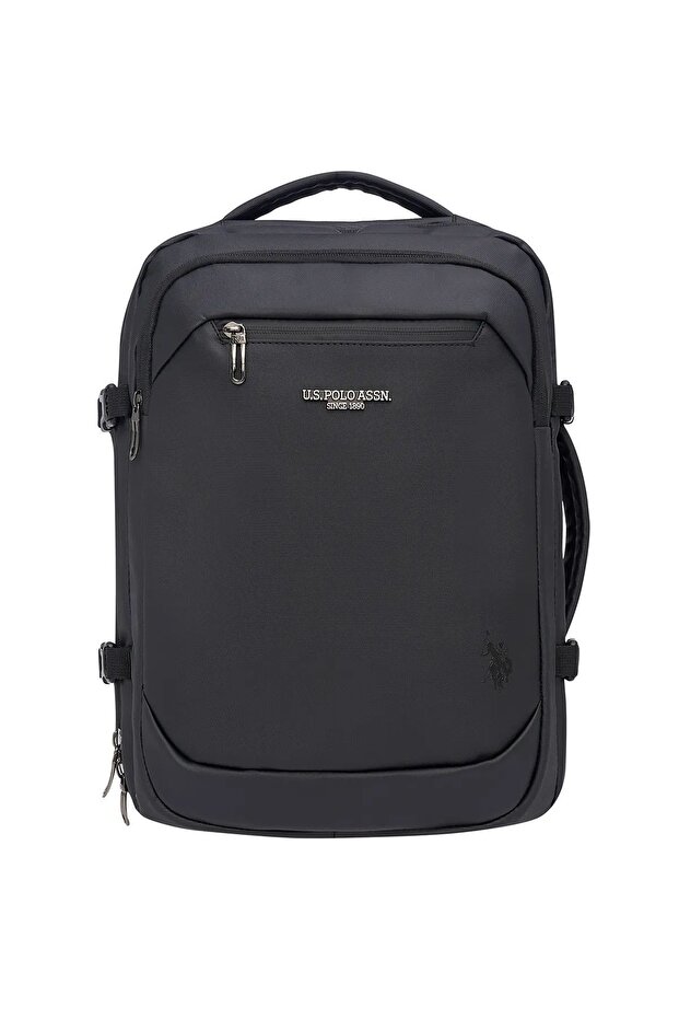 U.S. Polo AssnUnisex Multi-Compartment Travel Daily Backpack Black PLEVR24488