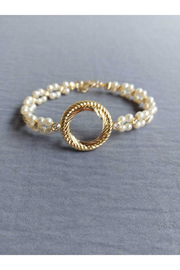 Quarter Pearl Doric Pencil Bracelet