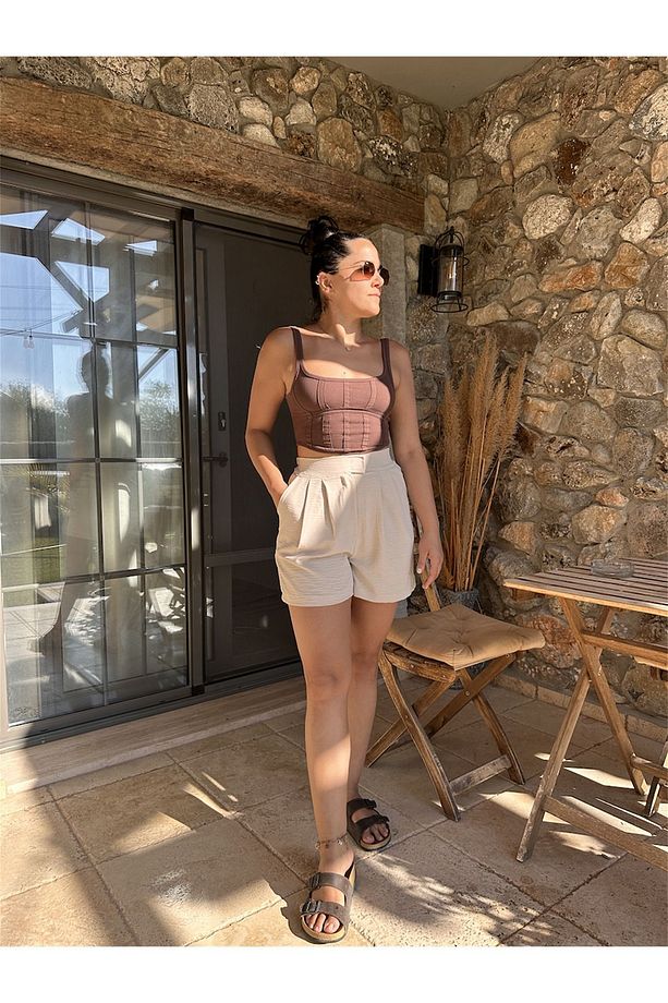 Cırtlı Salaş Şort - 2