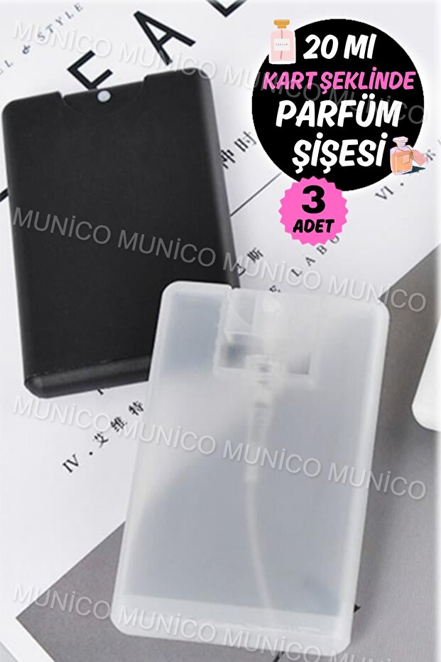 3 Adet 20 ML Mini Taşınabilir Alt Dolum Pompası Parfüm Doldurulabilir Sprey Şişesi Boş Kozmetik - 4