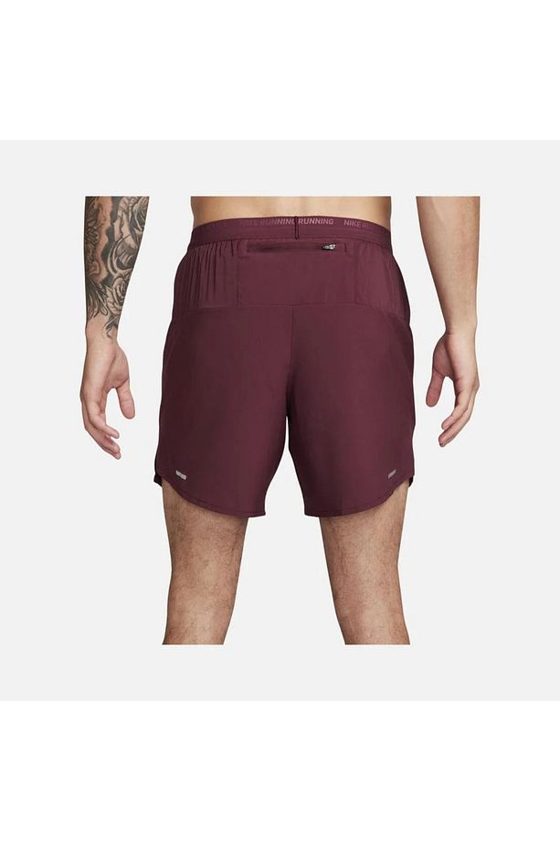 Dri-Fit Stride 18cm (approx.) Brief-Lined Running Erkek bordo spor koşu  Şort dm4761 - 2