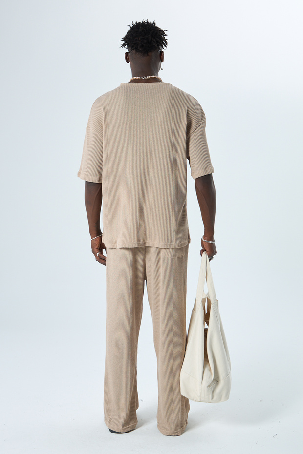 BASIC OVERSIZE TRİKO TAKIM VİZON - 3