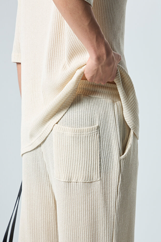 BASIC OVERSIZE TRİKO TAKIM BEJ - 6