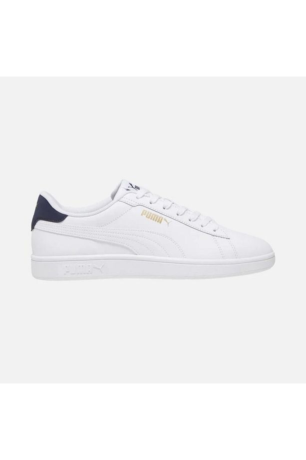 Puma Smash 3.0 L Beyaz-Lacivert Erkek Günlük Ayakkabı - 1
