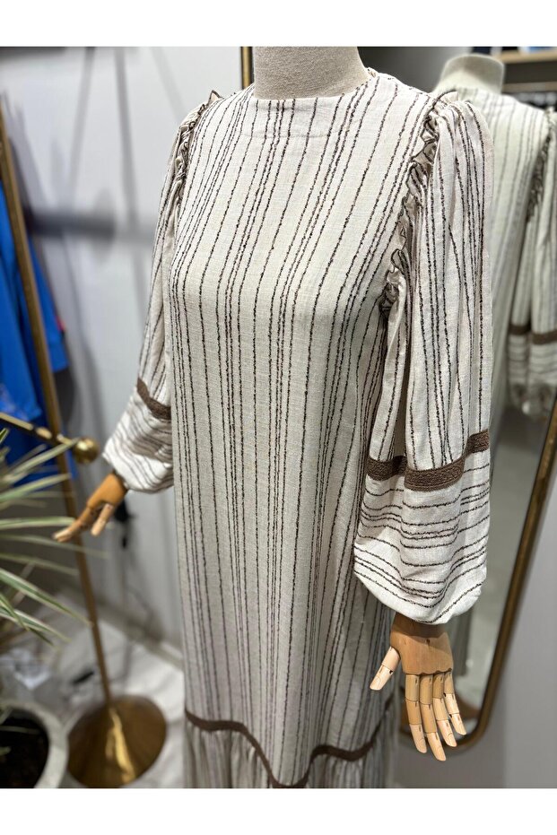 ÇİZGİLİ ELBİSE - 2