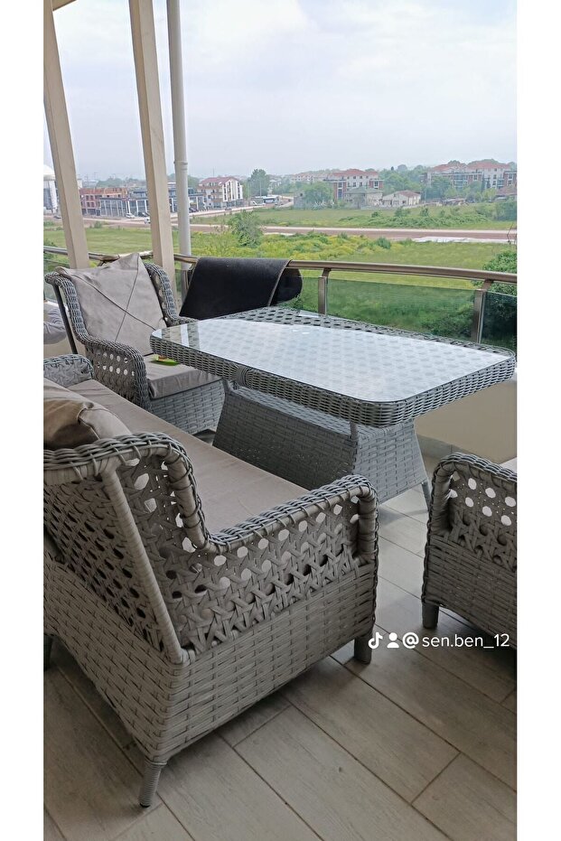 Rattan çay setleri - 7