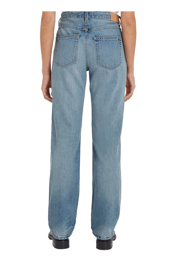 Yüksek Bel Düz Paça Normal Mavi Kadın Denim Pantolon CLASSIC STRAIGHT RW ASH WRN - 3
